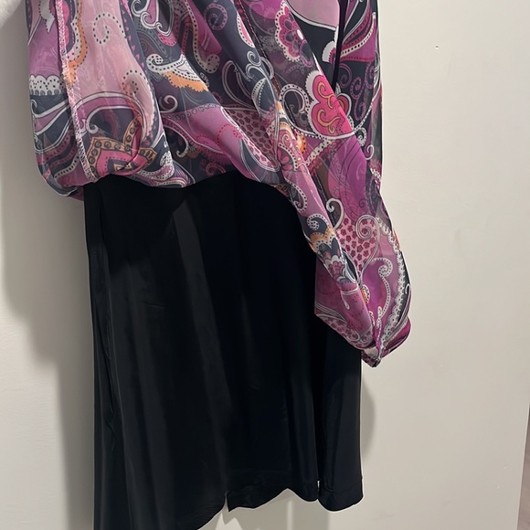 Vintage 90s Le Chateau Paisley Midi Skirt - Picture 4 of 6